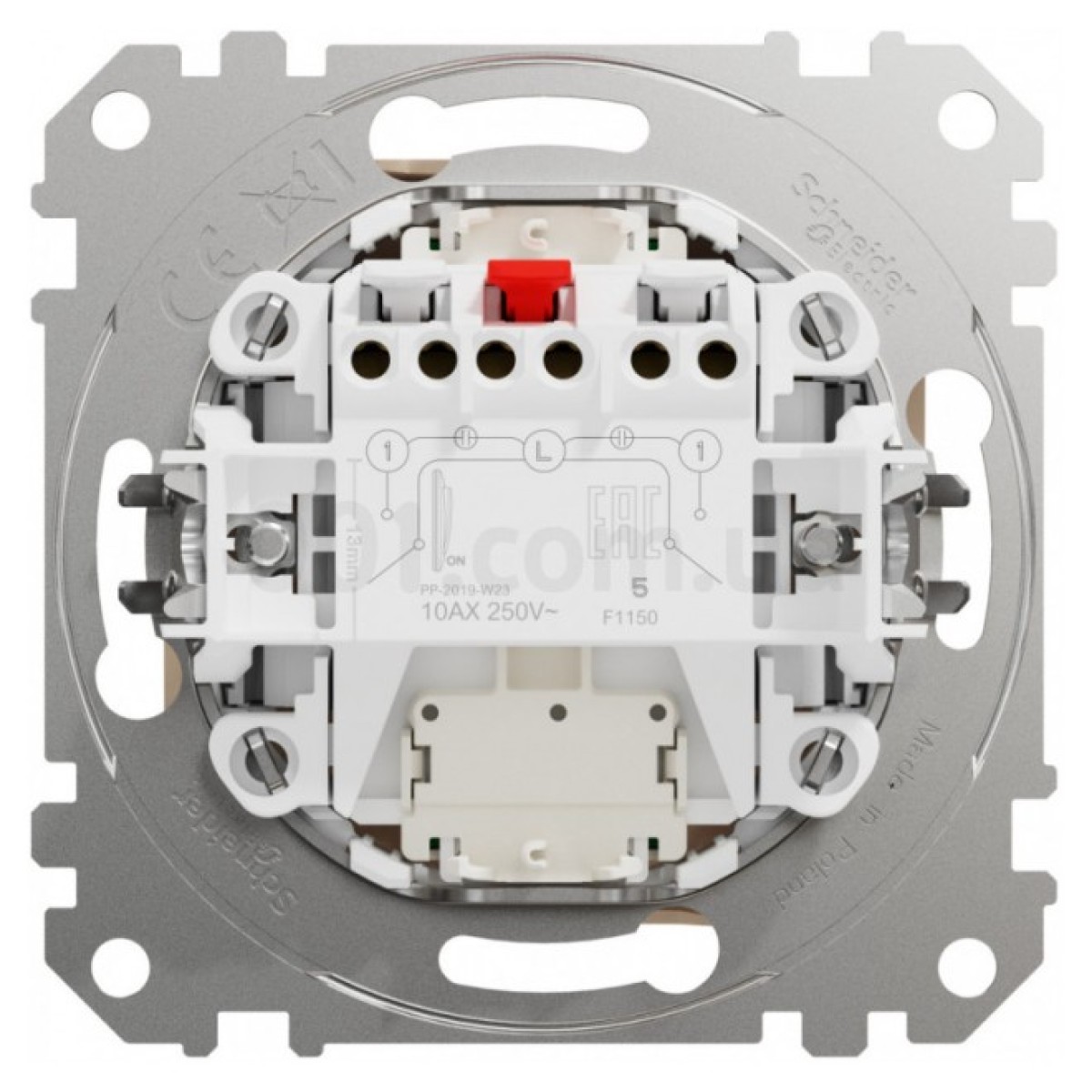 Выключатель 2-клавишный с подсветкой Sedna Design бежевый, Schneider Electric 98_98.jpg - фото 4
