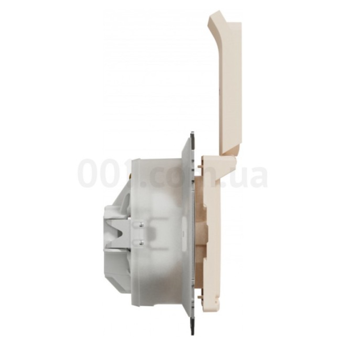 Розетка с з/к, шторками и крышкой IP44 Sedna Design бежевая, Schneider Electric 98_98.jpg - фото 4