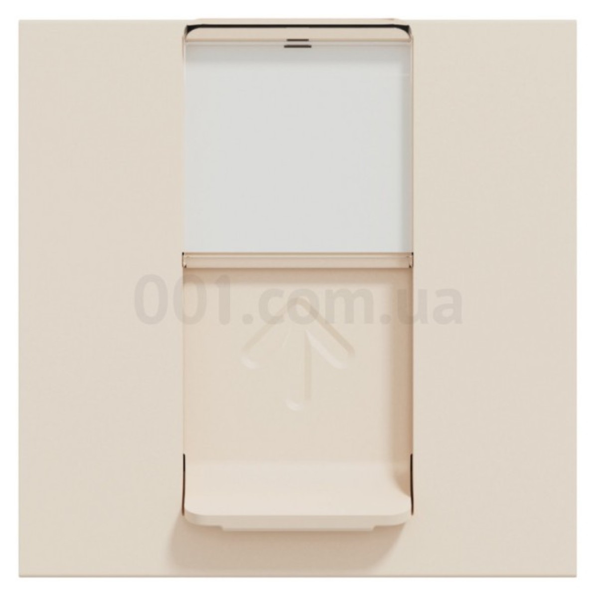 Розетка компьютерная RJ45 кат.5 STP (2 модуля) Unica New бежевая, Schneider Electric 98_98.jpg - фото 7