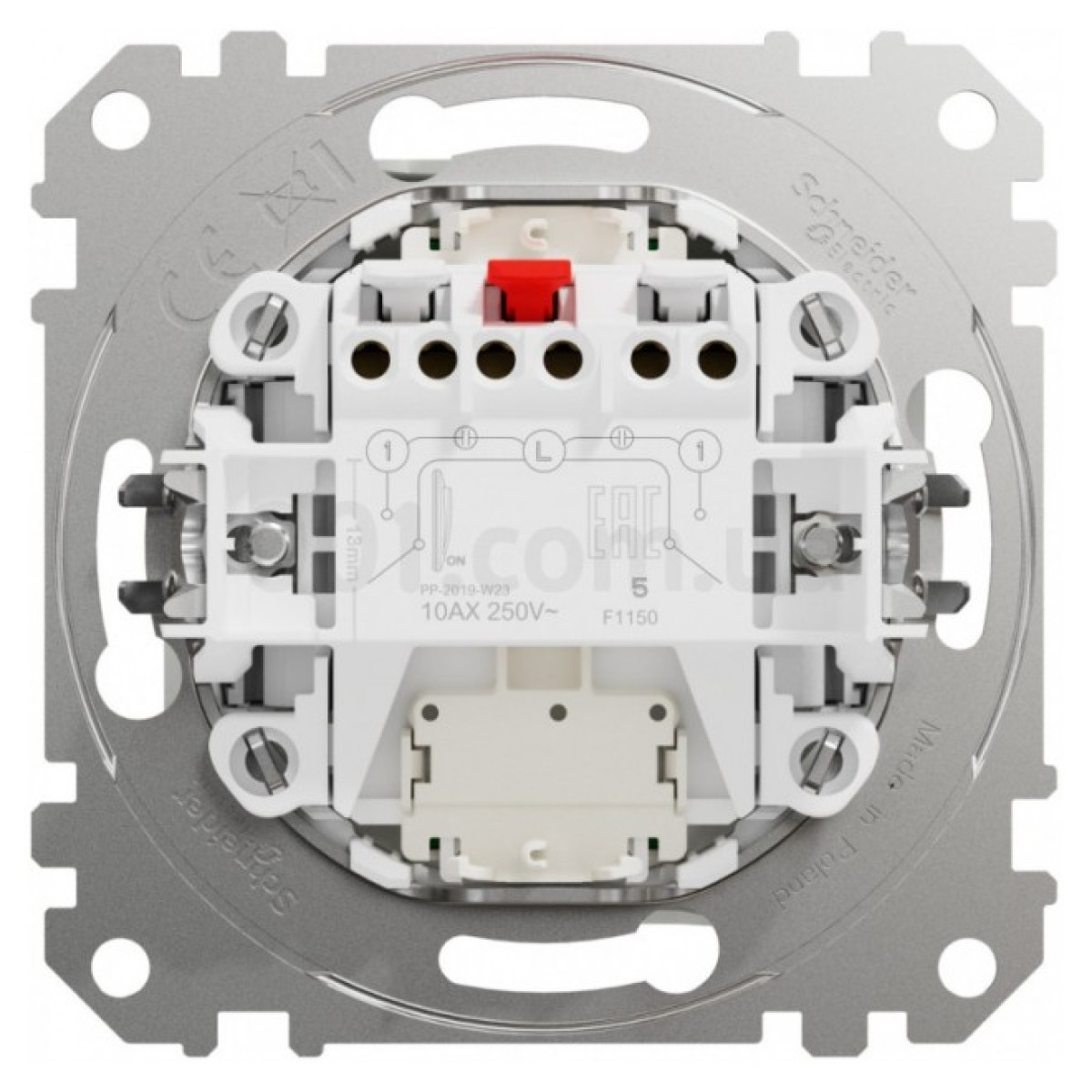 Выключатель 2-клавишный с подсветкой Sedna Design белый, Schneider Electric 98_98.jpg - фото 4