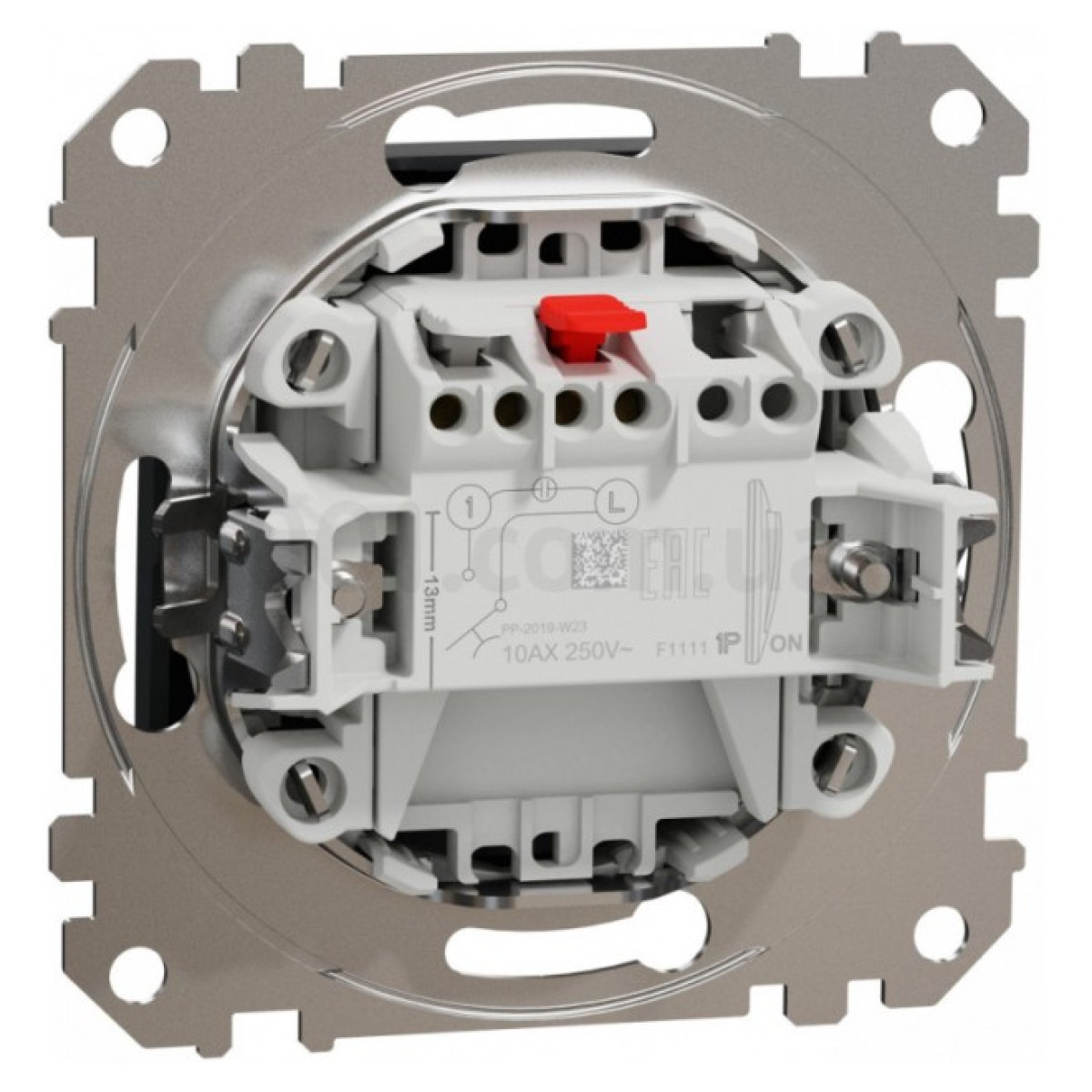 Выключатель 1-клавишный кнопочный Sedna Design черный, Schneider Electric 98_98.jpg - фото 5