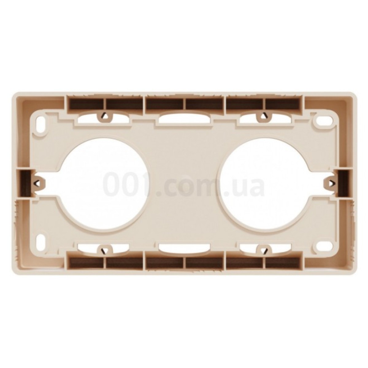 Коробка для открытой установки 2-постовая Unica Studio бежевая, Schneider Electric 98_98.jpg - фото 5