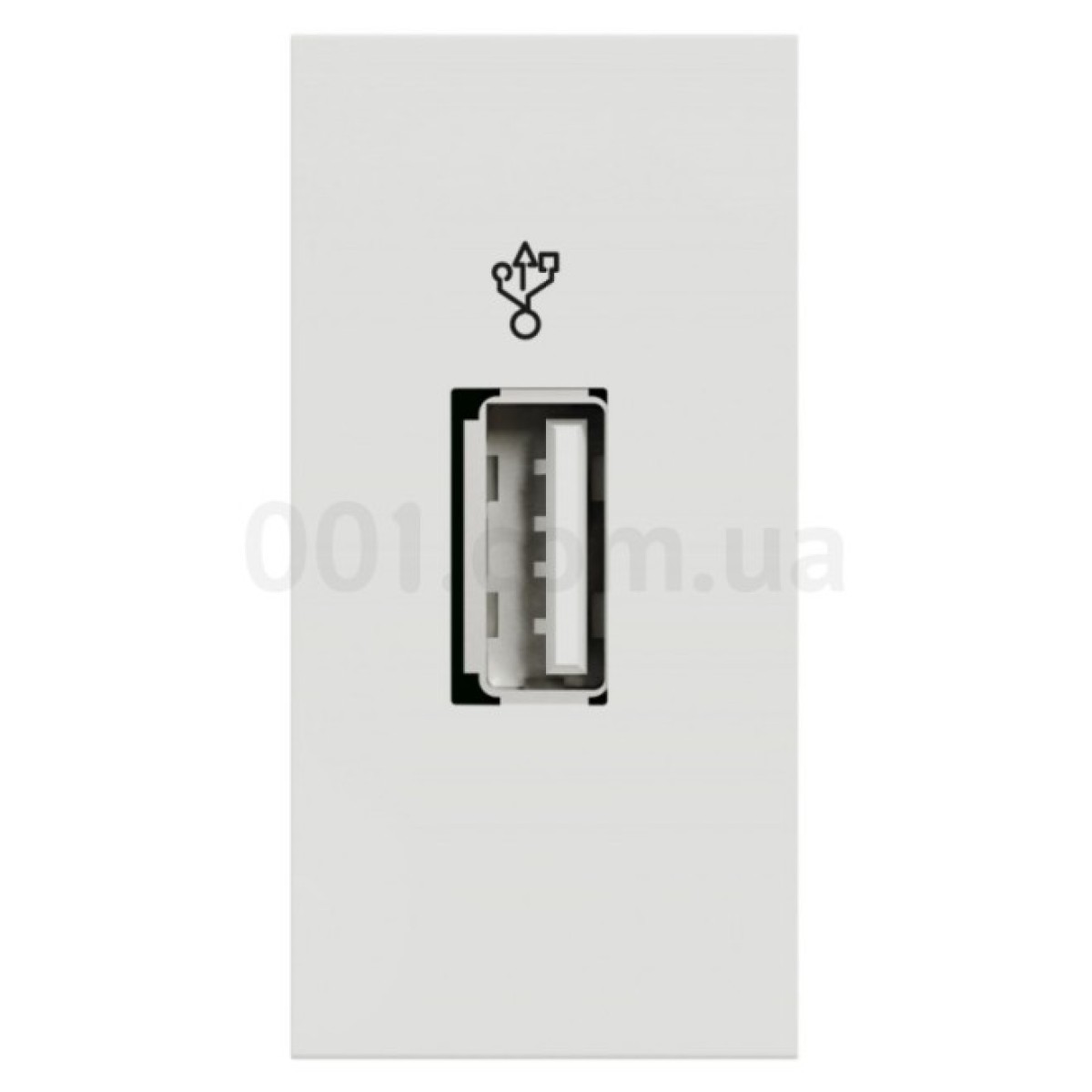 Розетка USB 3.0 одинарная тип A (1 модуль) Unica New белая, Schneider Electric 98_98.jpg - фото 8