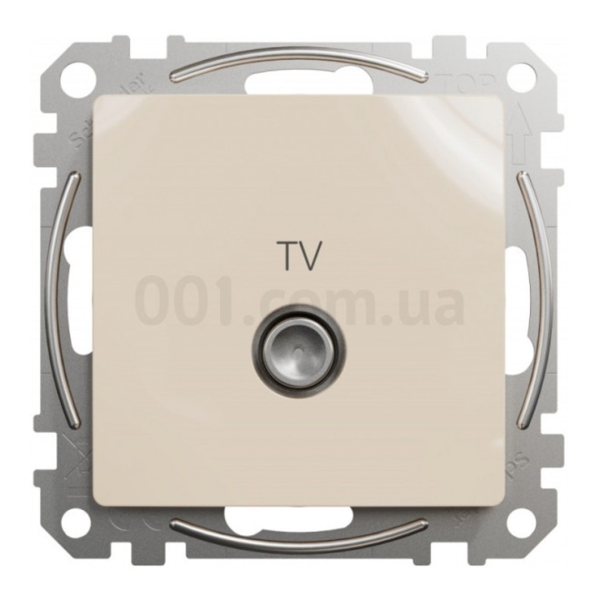 Розетка TV оконечная (4dB) Sedna Design бежевая, Schneider Electric 98_98.jpg - фото 3