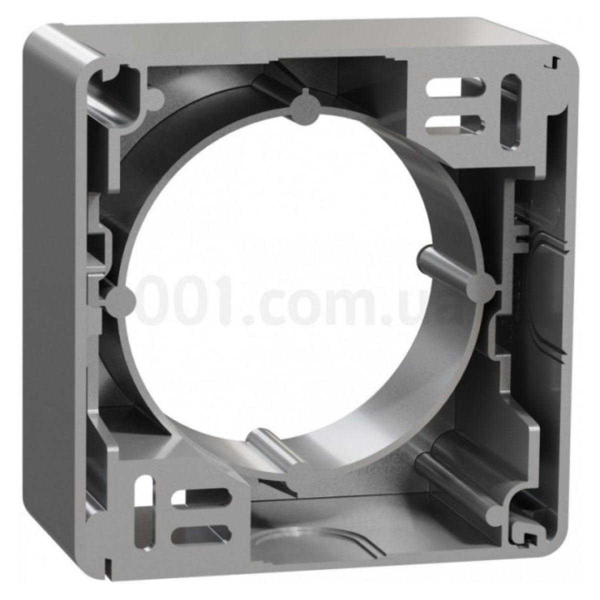 Коробка для внешнего монтажа IP20 одинарная Sedna Design алюминий, Schneider Electric 98_98.jpg - фото 4