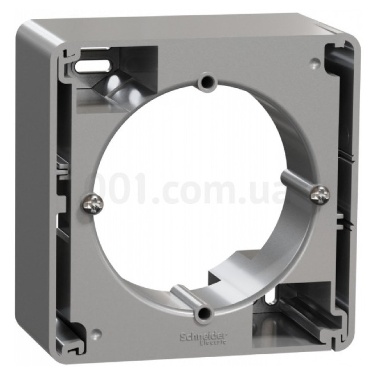 Коробка для внешнего монтажа IP20 одинарная Sedna Design алюминий, Schneider Electric 256_256.jpg