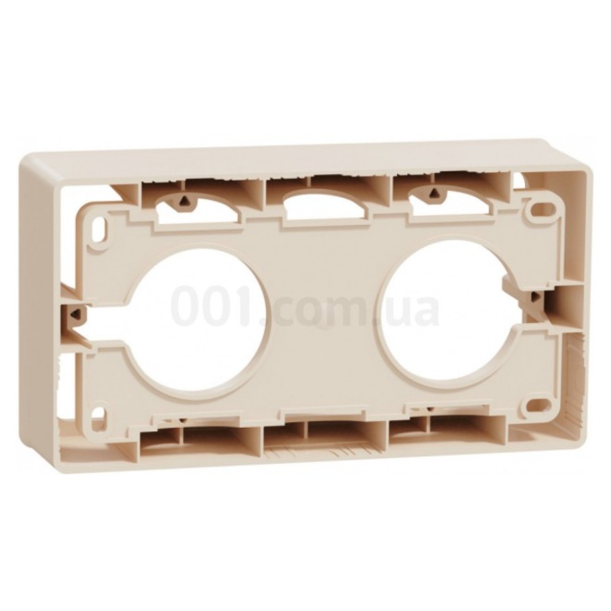 Коробка для открытой установки 2-постовая Unica Studio бежевая, Schneider Electric 98_98.jpg - фото 6