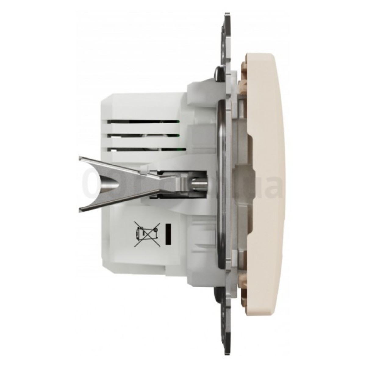 Розетка USB двойная (A+C) 2,4A Sedna Design бежевая, Schneider Electric 98_98.jpg - фото 3