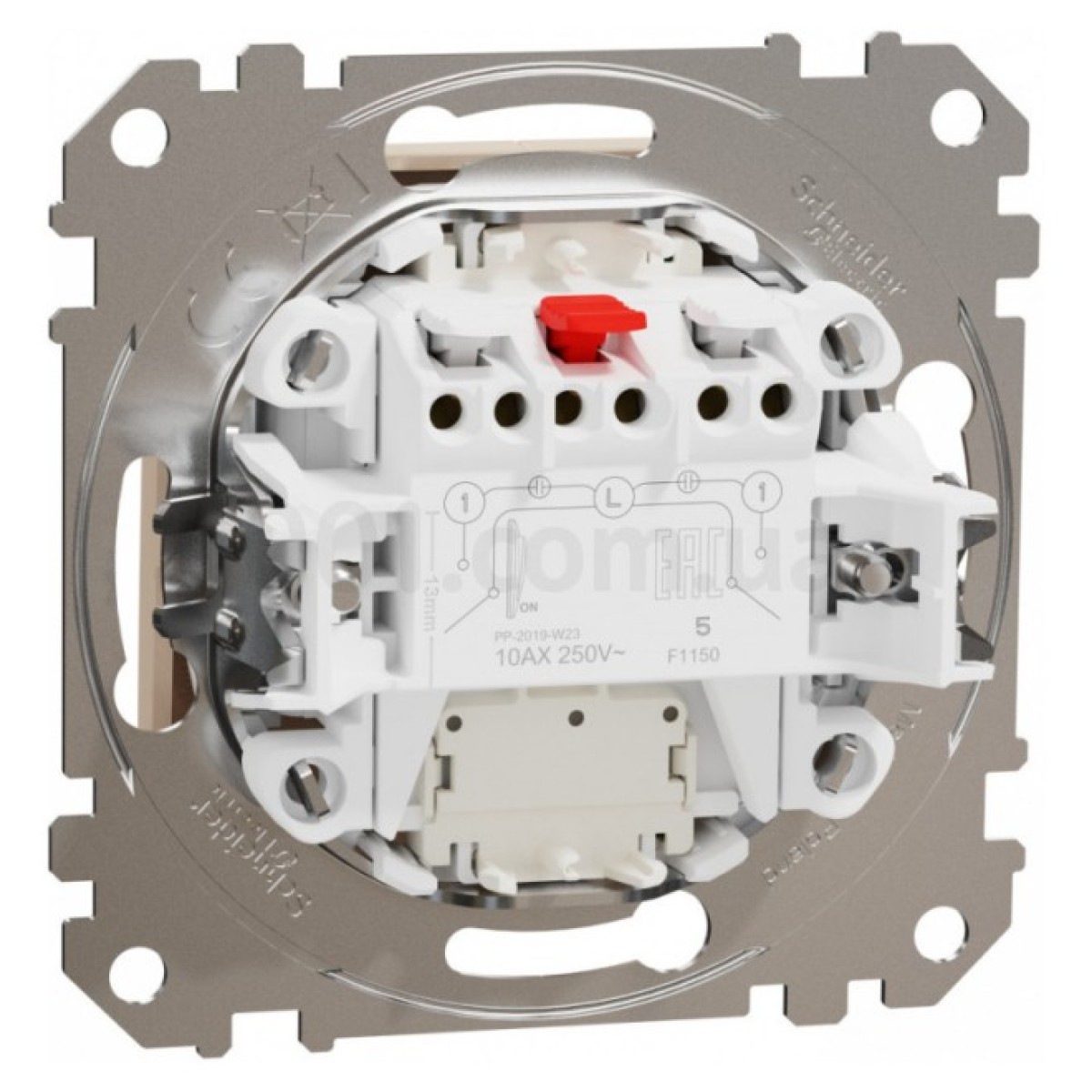 Выключатель 2-клавишный с подсветкой Sedna Design бежевый, Schneider Electric 98_98.jpg - фото 7