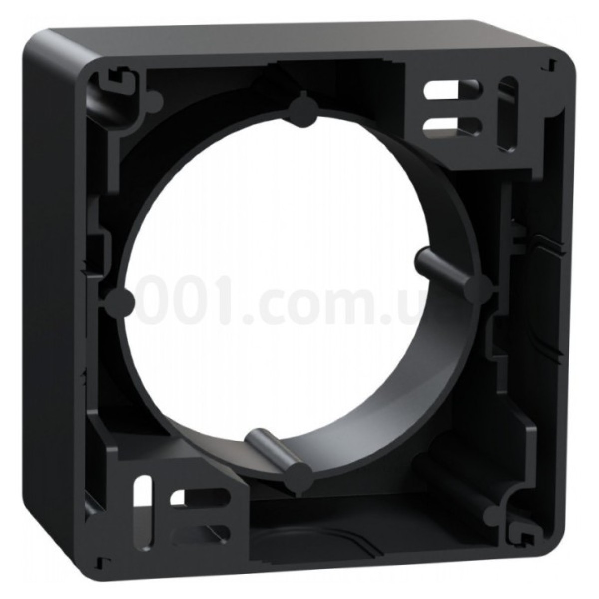 Коробка для внешнего монтажа IP20 одинарная Sedna Design черная, Schneider Electric 98_98.jpg - фото 3