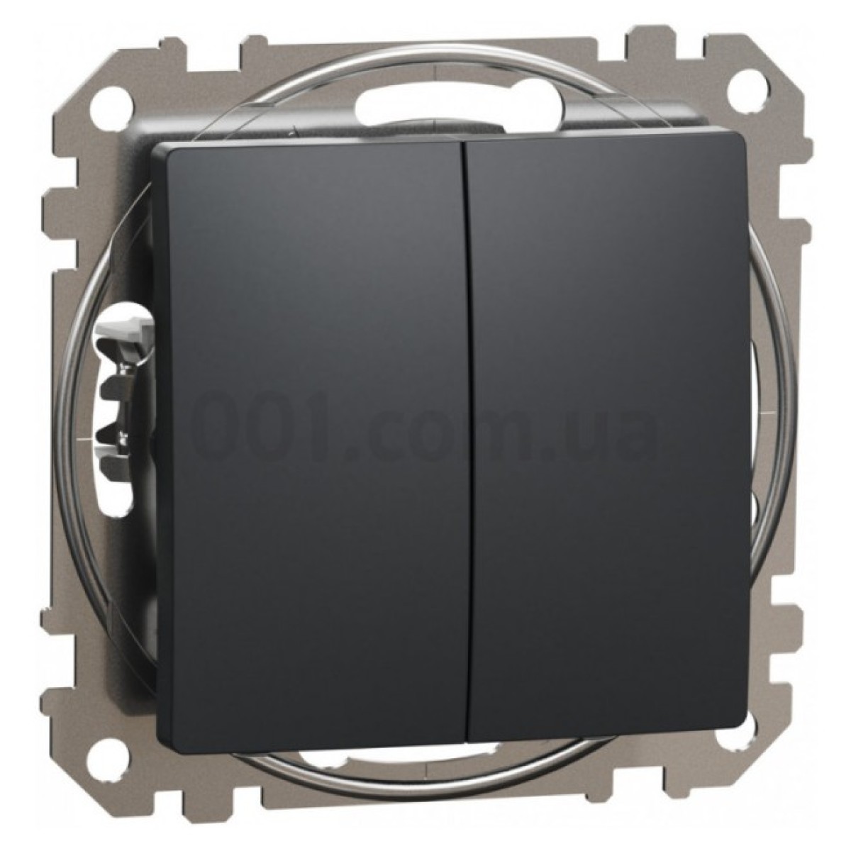Выключатель кнопочный 2-клавишный Sedna Design & Elements черный, Schneider Electric 256_256.jpg