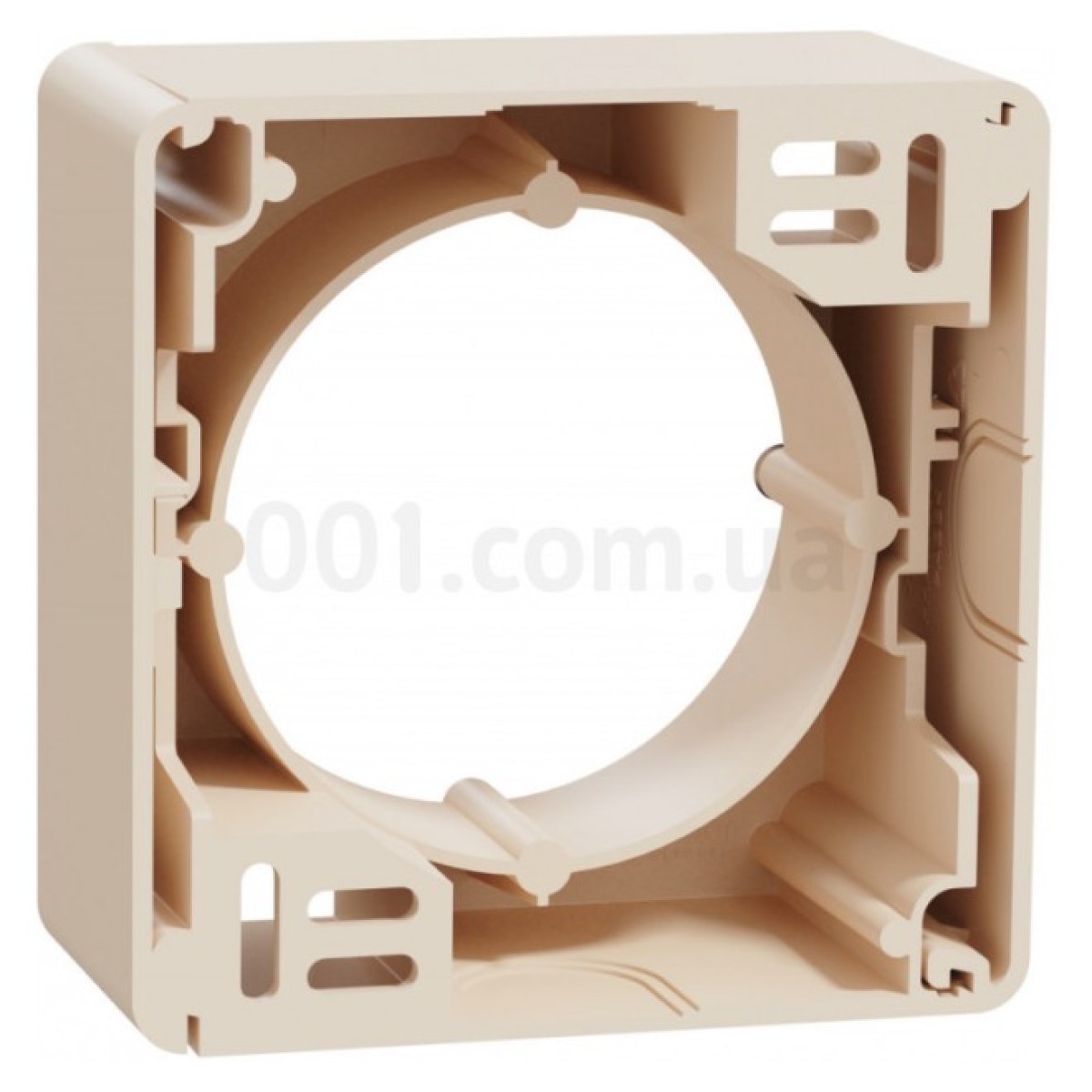 Коробка для внешнего монтажа IP20 одинарная Sedna Design бежевая, Schneider Electric 98_98.jpg - фото 2