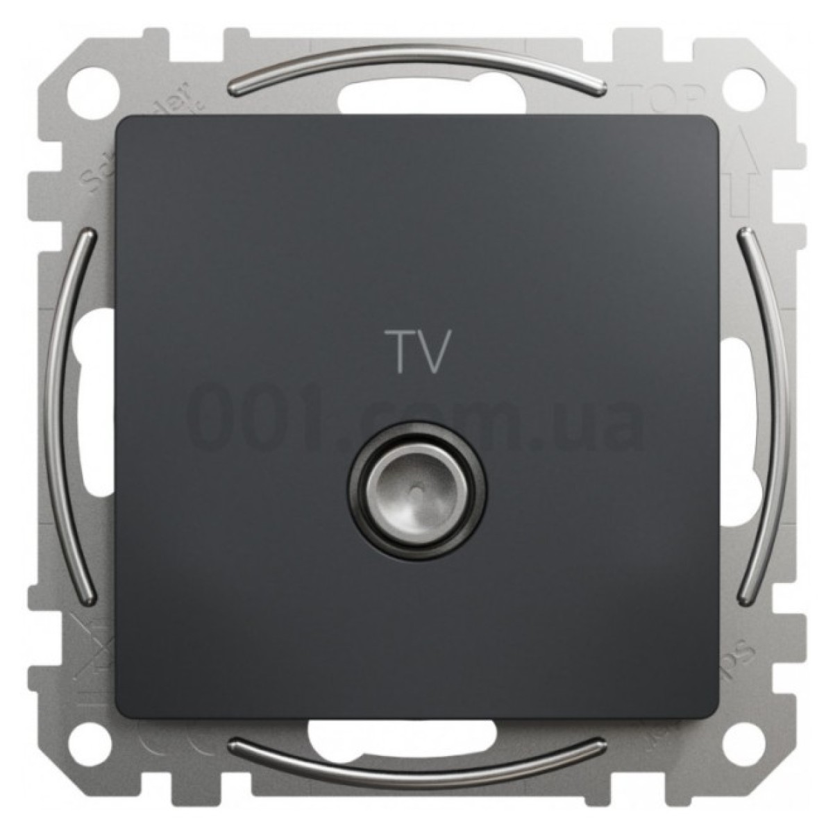 Розетка TV оконечная (4dB) Sedna Design черная, Schneider Electric 98_98.jpg - фото 3