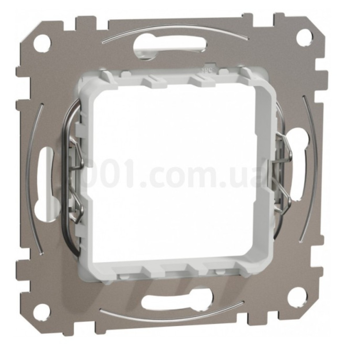 Адаптер (без монтажных лапок) Sedna Design & Elements 45×45 для механизмов Unica New белый, Schneider Electric 98_98.jpg - фото 2