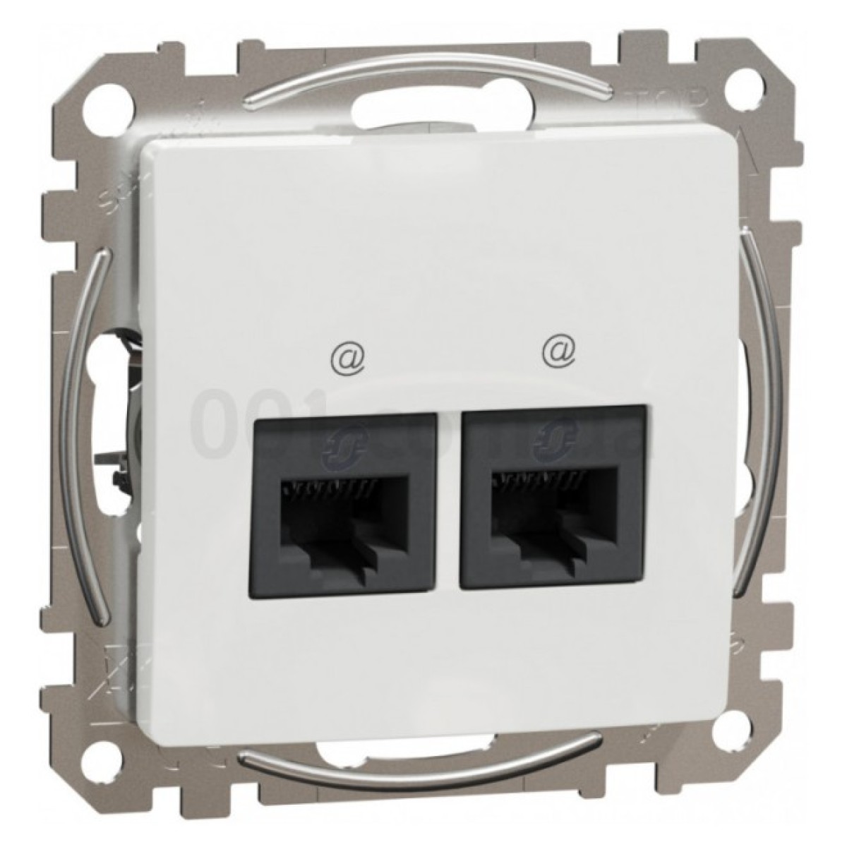 Розетка компьютерная двойная RJ45 кат.5е UTP Sedna Design белая, Schneider Electric 256_256.jpg