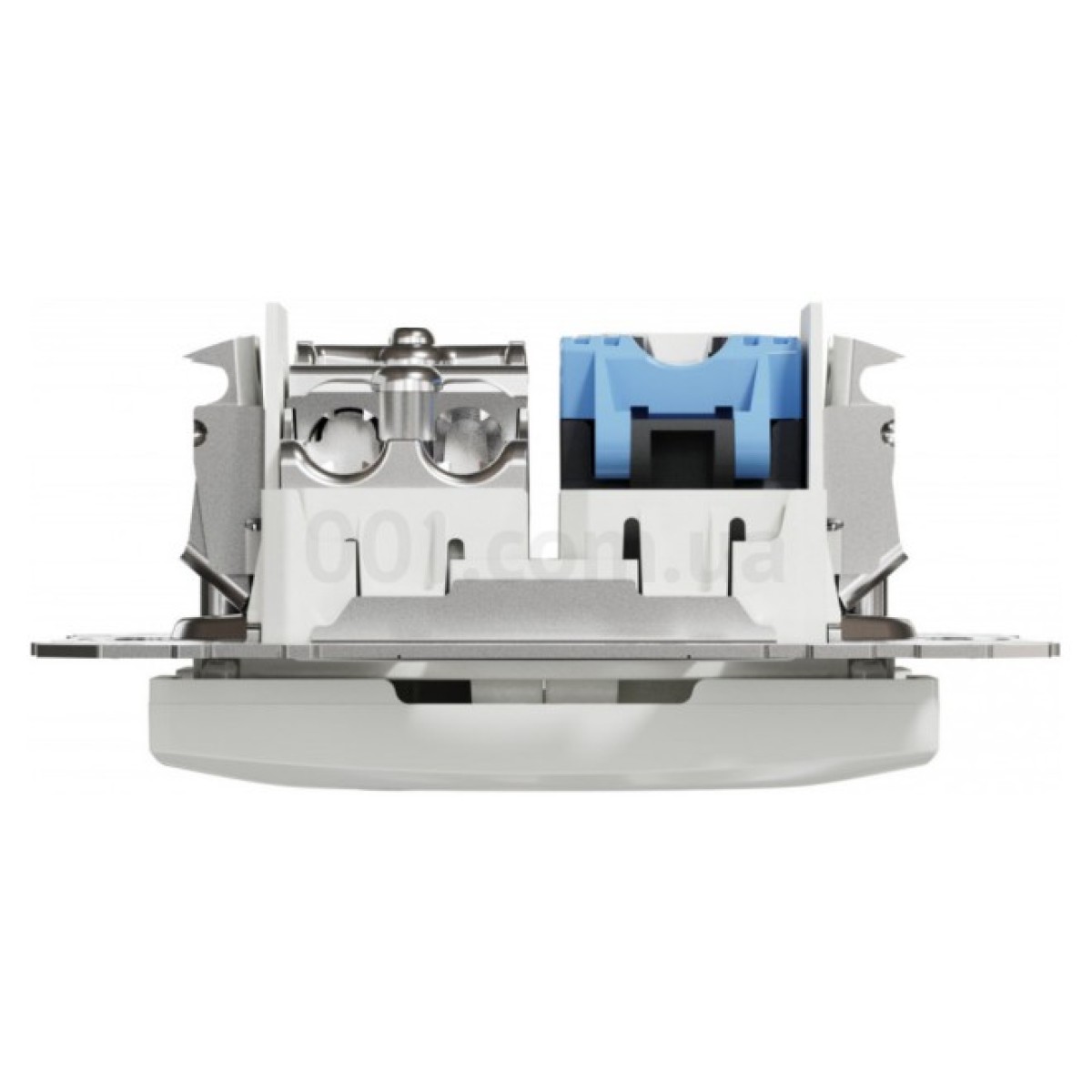 Розетка TV + компьютерная RJ45 кат.6 UTP Sedna Design белая, Schneider Electric 98_98.jpg - фото 3