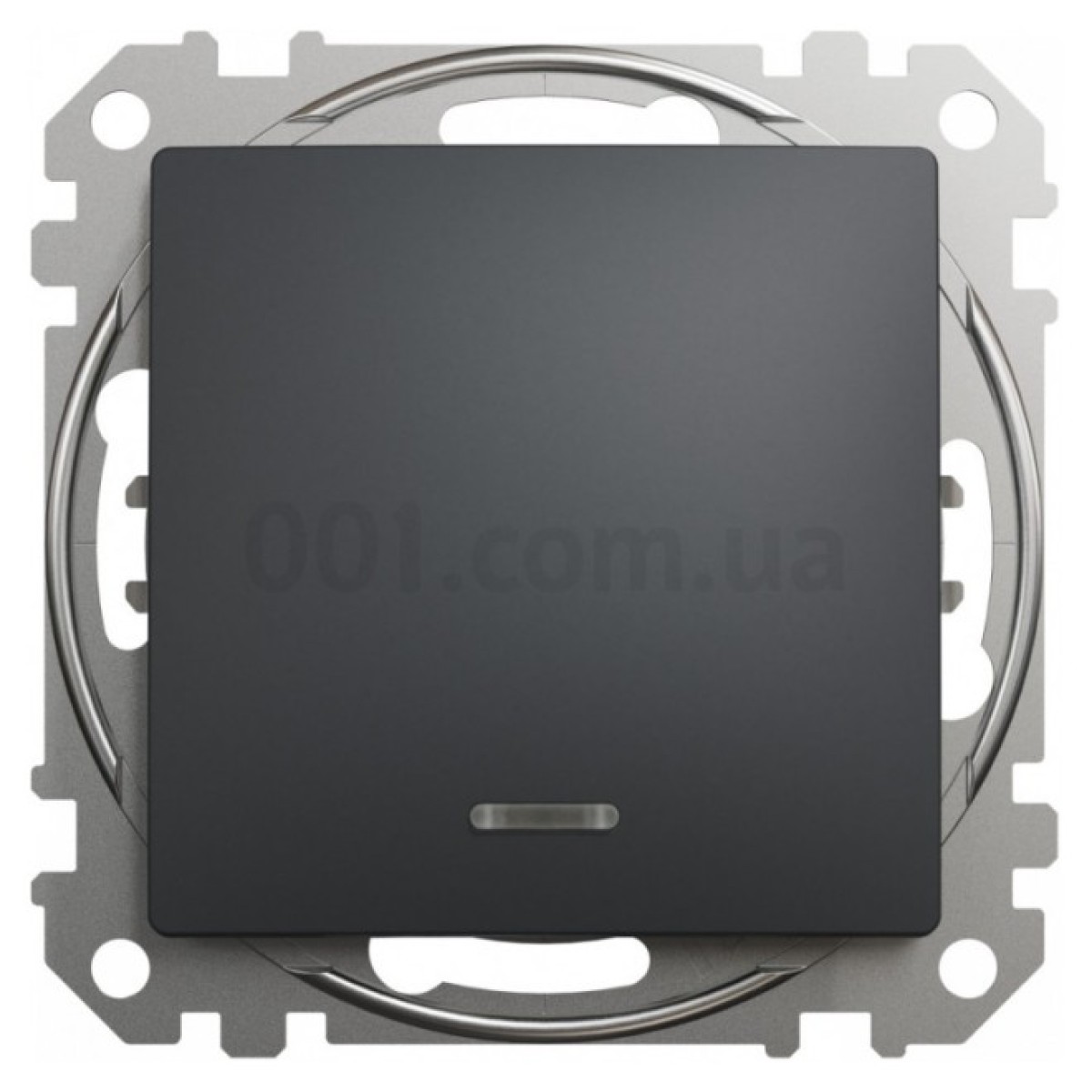 Выключатель 1-клавишный с подсветкой Sedna Design черный, Schneider Electric 98_98.jpg - фото 8