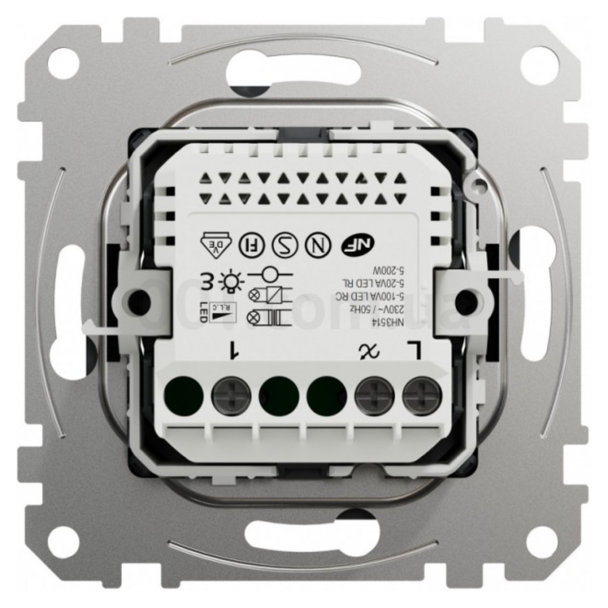 Светорегулятор LED поворотный RC/RL 5-200Вт Sedna Design черный, Schneider Electric 98_98.jpg - фото 2