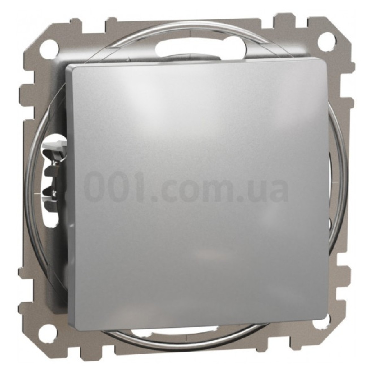 Выключатель 1-клавишный кнопочный Sedna Design алюминий, Schneider Electric 256_256.jpg