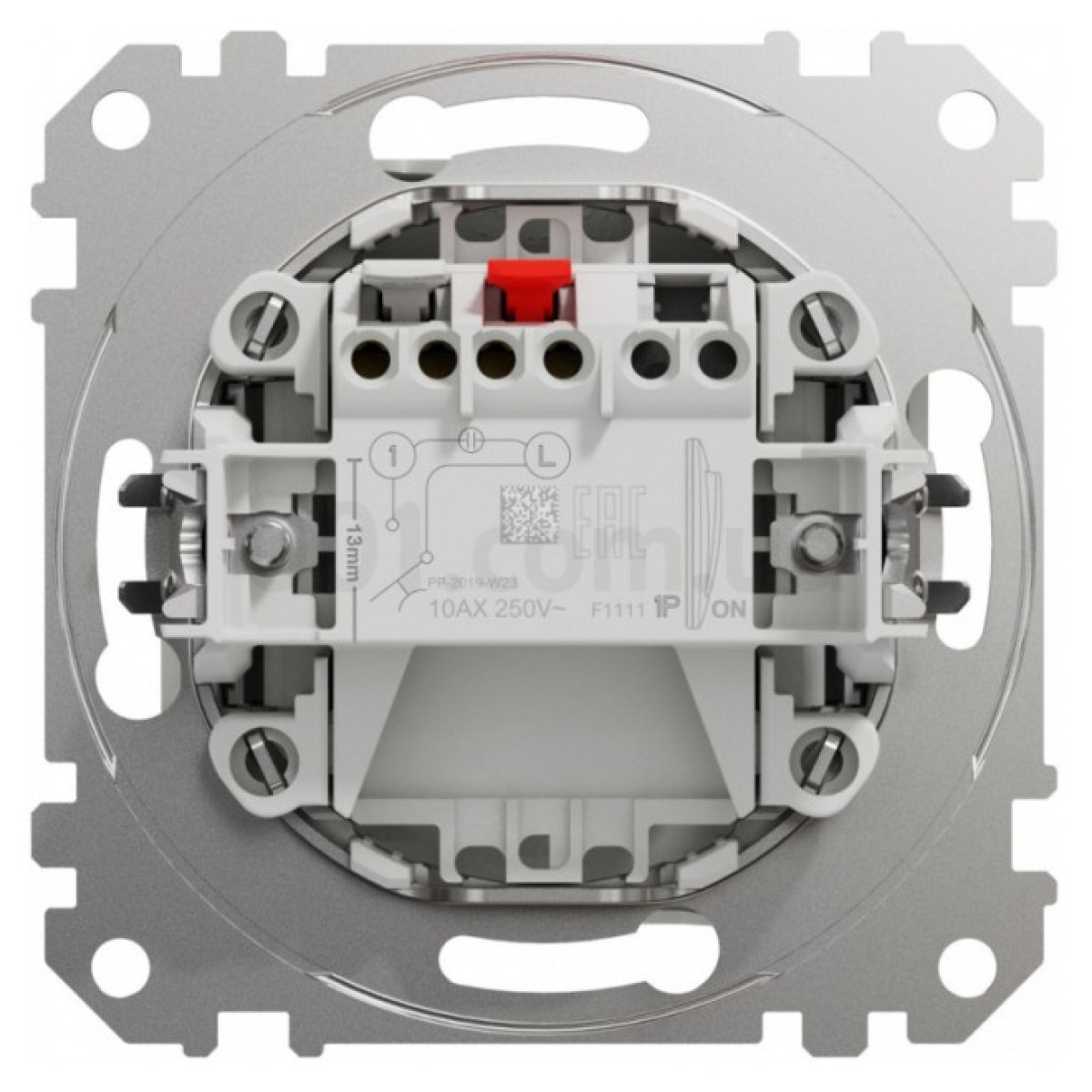 Выключатель 1-клавишный кнопочный Sedna Design белый, Schneider Electric 98_98.jpg - фото 5