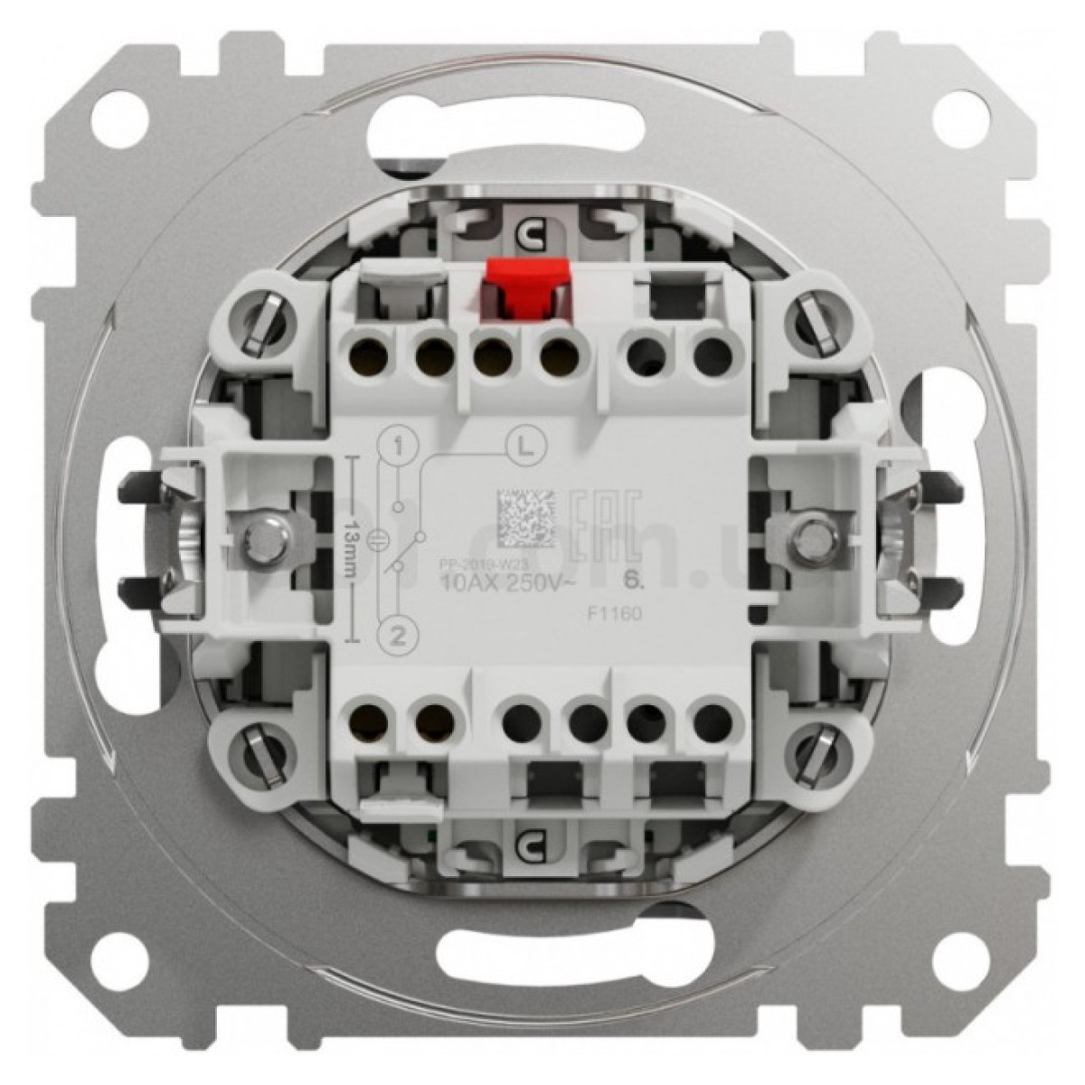 Переключатель 1-клавишный с подсветкой Sedna Design алюминий, Schneider Electric 98_98.jpg - фото 7