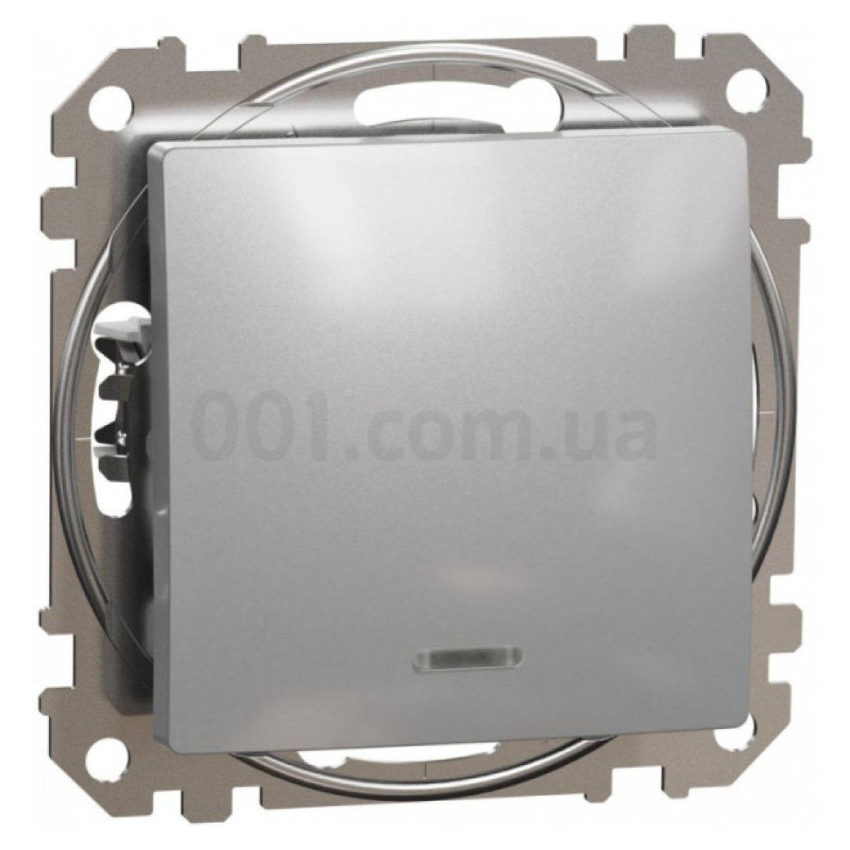 Переключатель 1-клавишный перекрестный с подсветкой Sedna Design алюминий, Schneider Electric 256_256.jpg