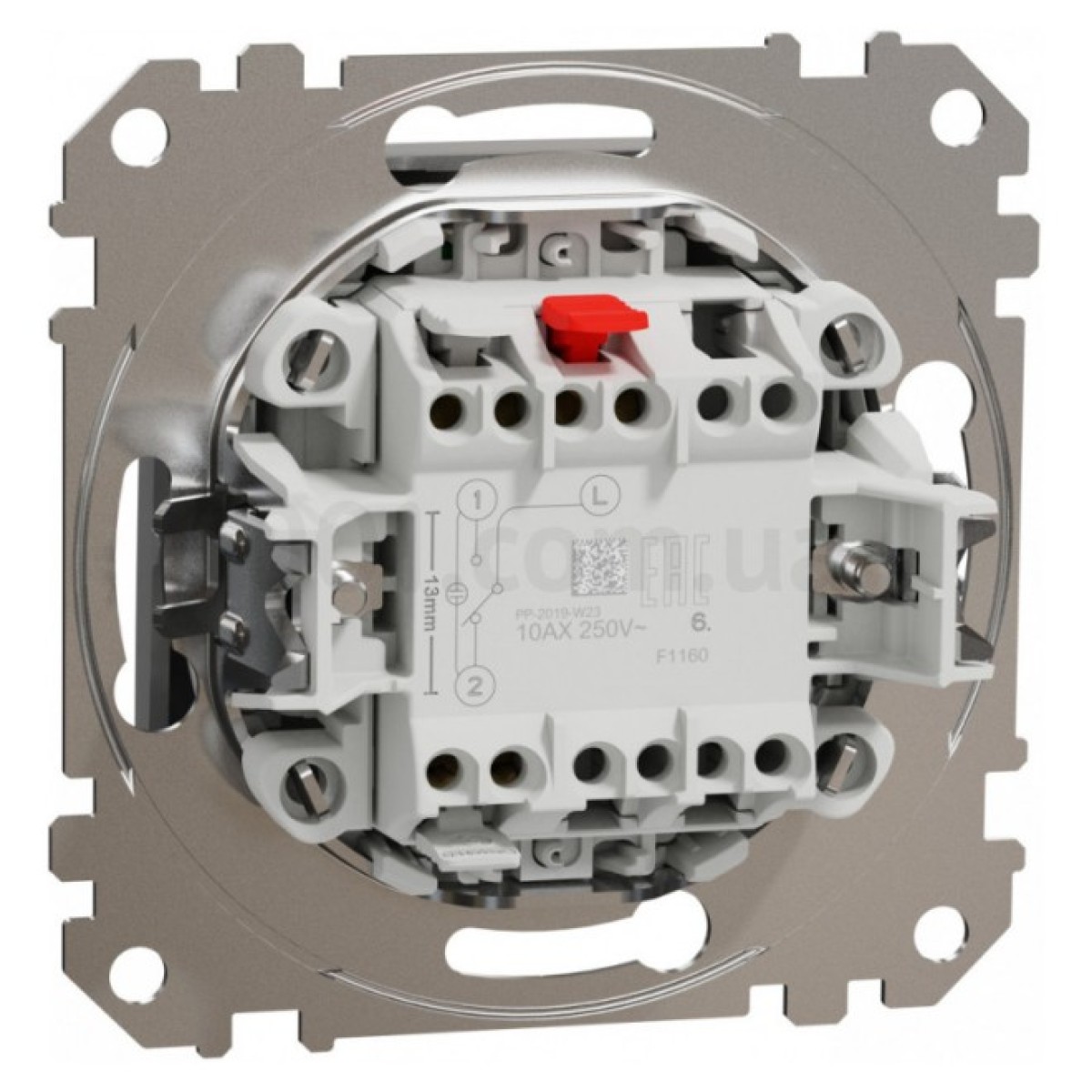 Переключатель 1-клавишный с подсветкой Sedna Design алюминий, Schneider Electric 98_98.jpg - фото 8