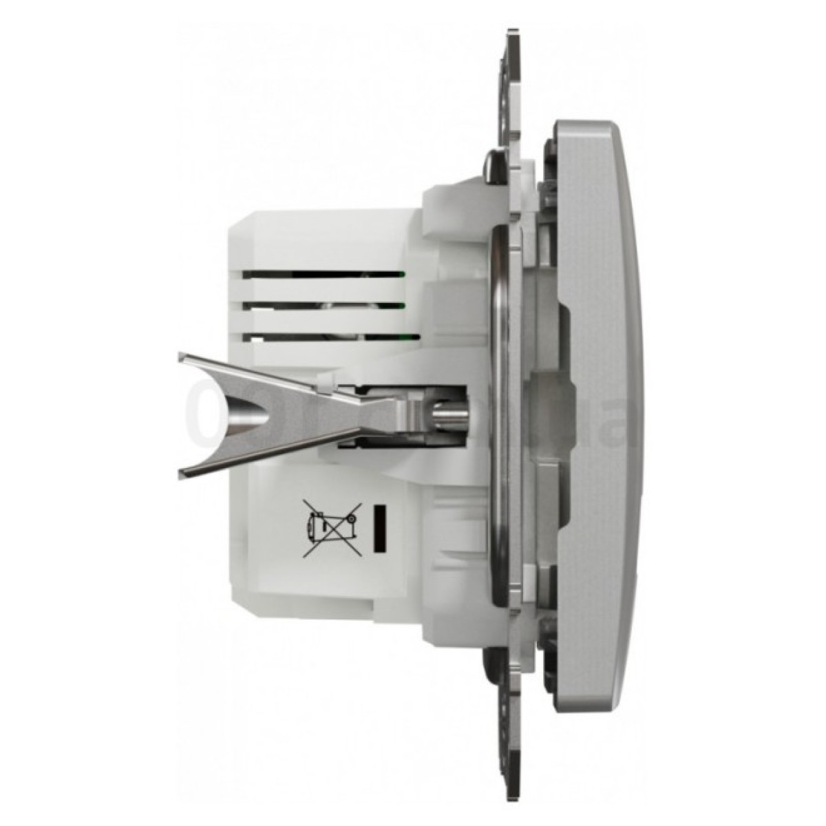 Розетка USB двойная (A+C) 2,4A Sedna Design алюминий, Schneider Electric 98_98.jpg - фото 3