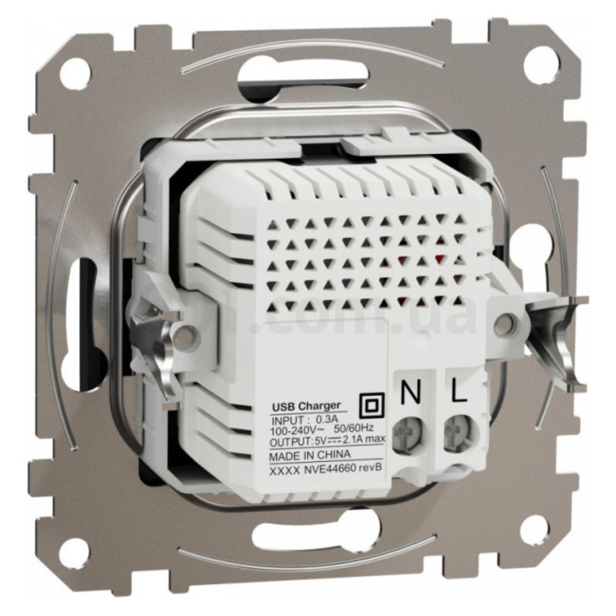 Розетка USB двойная (A+A) 2,1A Sedna Design черная, Schneider Electric 98_98.jpg - фото 8
