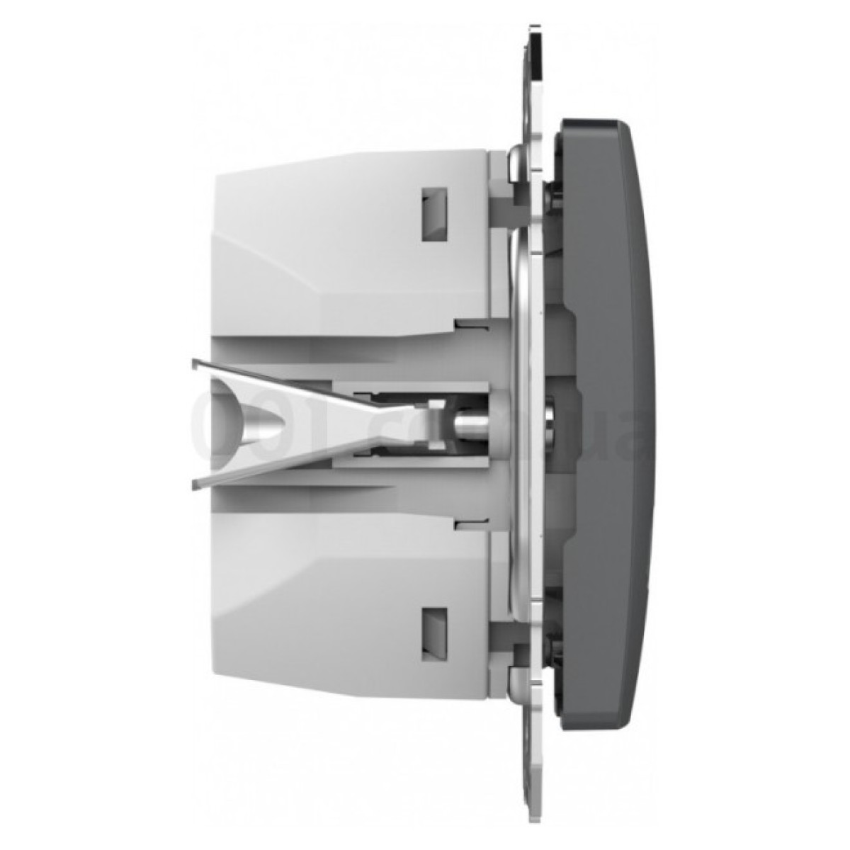 Розетка USB двойная (A+C) 3A Sedna Design черная, Schneider Electric 98_98.jpg - фото 4