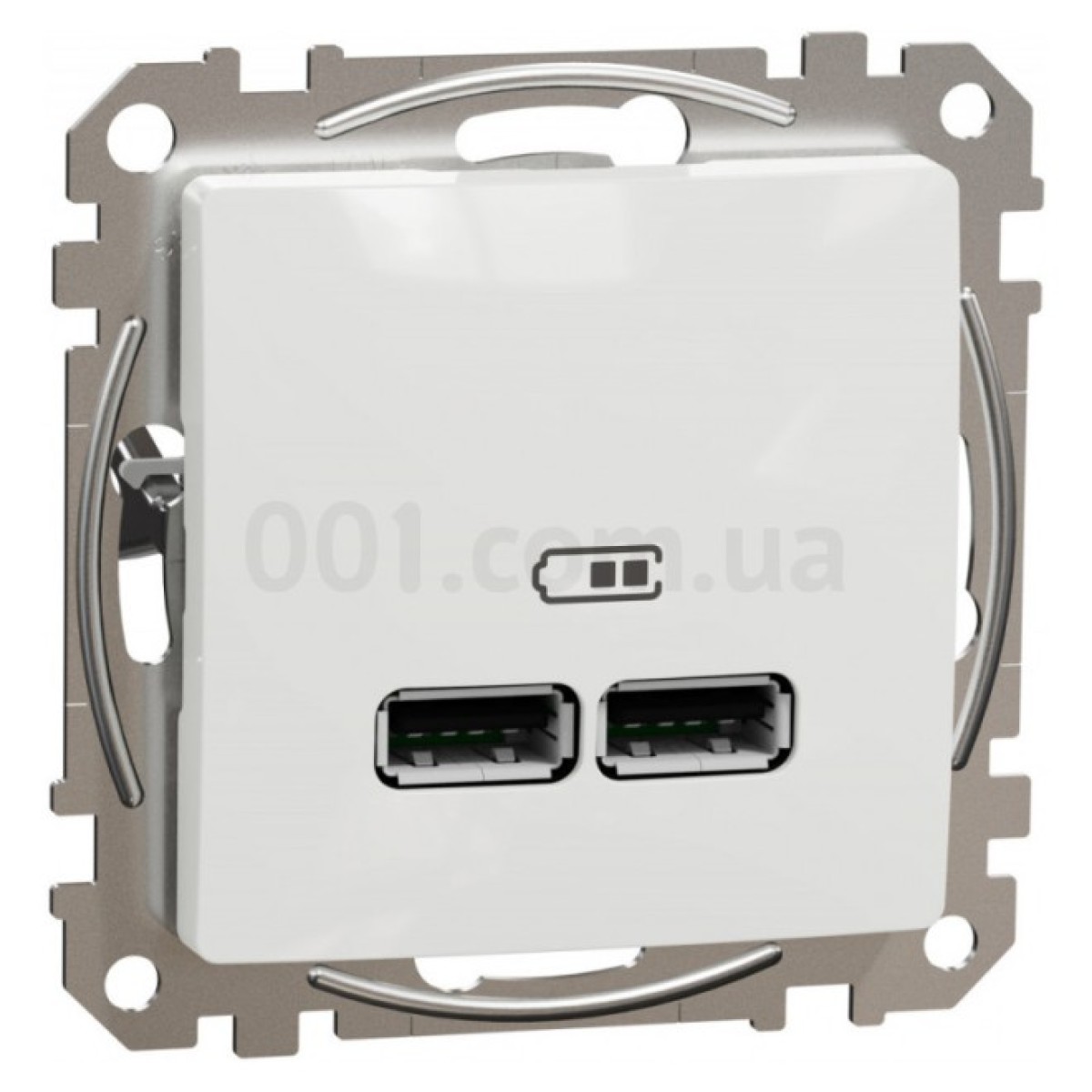 Розетка USB двойная (A+A) 2,1A Sedna Design белая, Schneider Electric 256_256.jpg