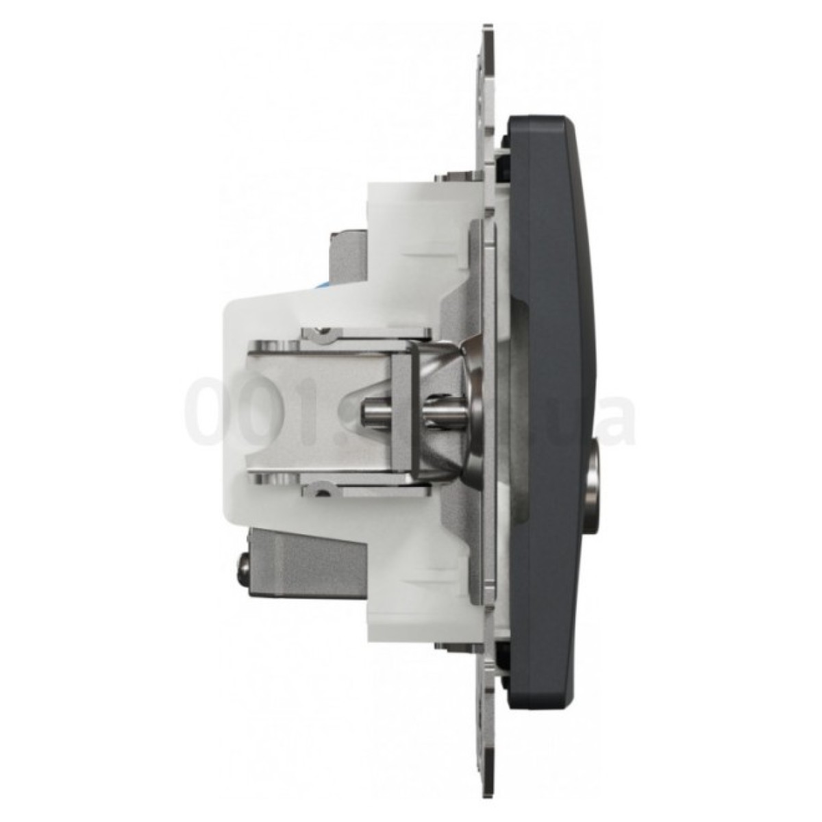 Розетка TV + компьютерная RJ45 кат.6 UTP Sedna Design черная, Schneider Electric 98_98.jpg - фото 6