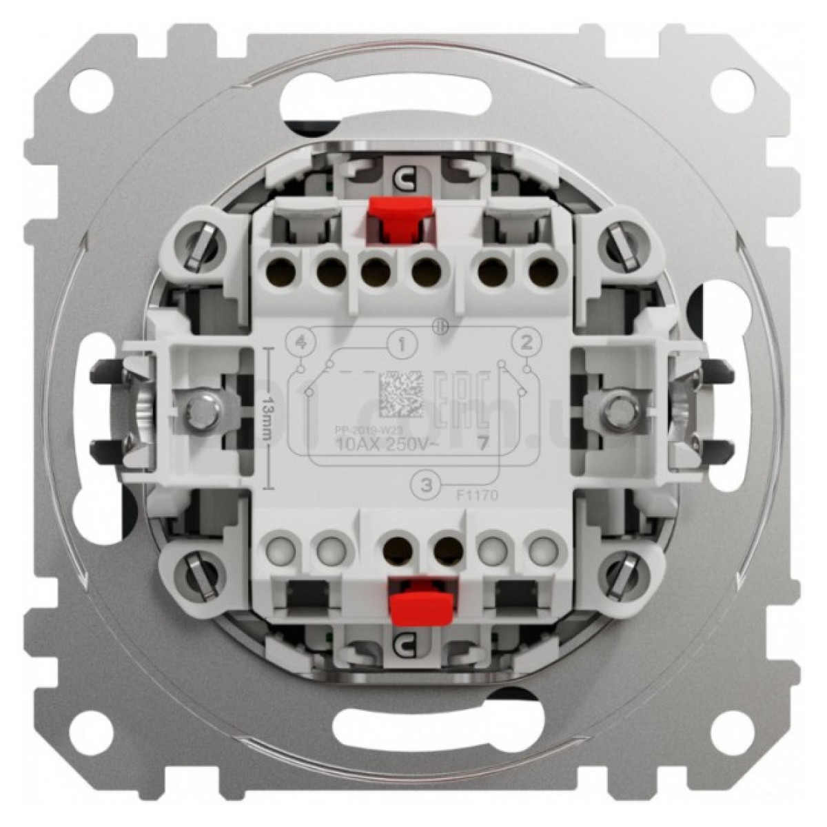 Переключатель 1-клавишный перекрестный с подсветкой Sedna Design черный, Schneider Electric 98_98.jpg - фото 6