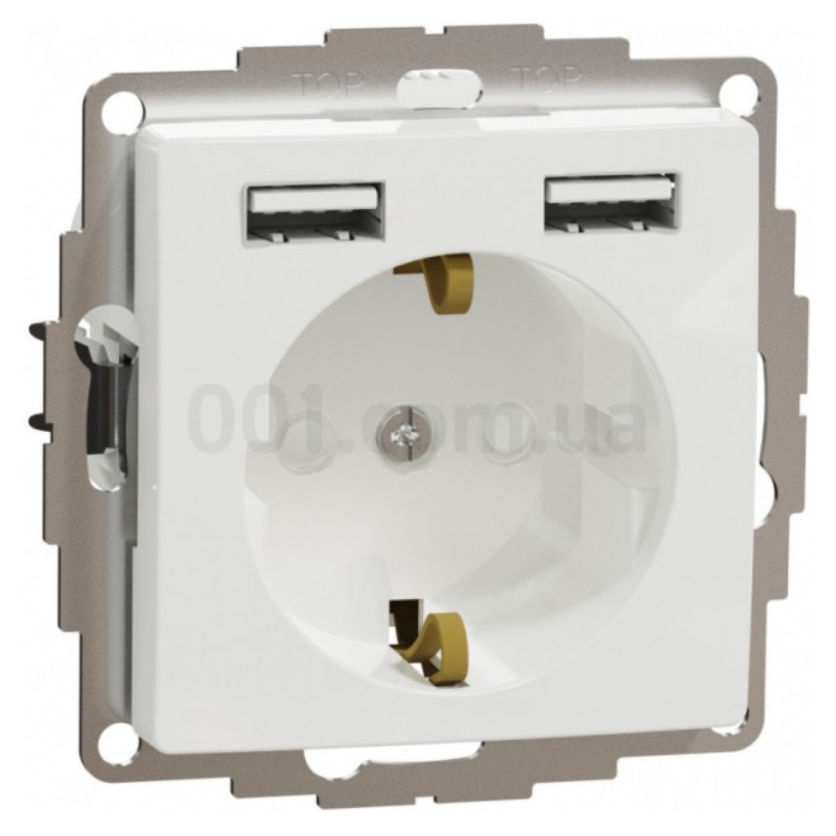 Розетка с з/к, шторками и 2 USB (A+A) Sedna Design белая, Schneider Electric 256_256.jpg