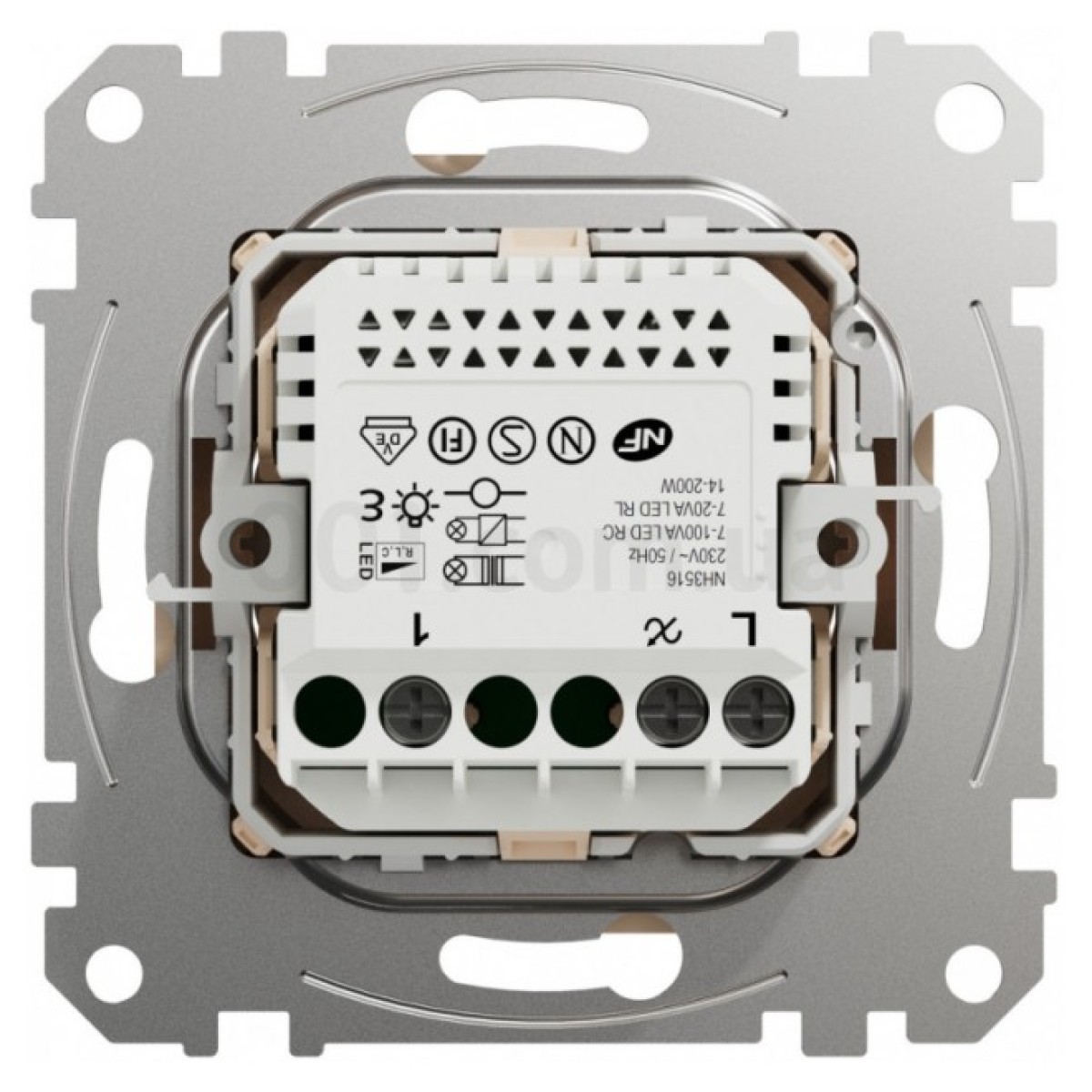 Светорегулятор LED поворотный RC/RL 5-200Вт Sedna Design бежевый, Schneider Electric 98_98.jpg - фото 5