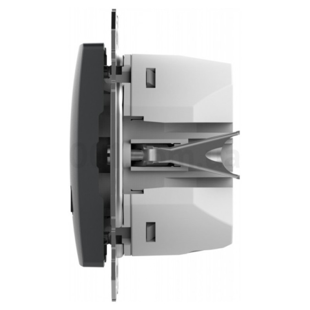 Розетка USB двойная (A+C) 3A Sedna Design черная, Schneider Electric 98_98.jpg - фото 5