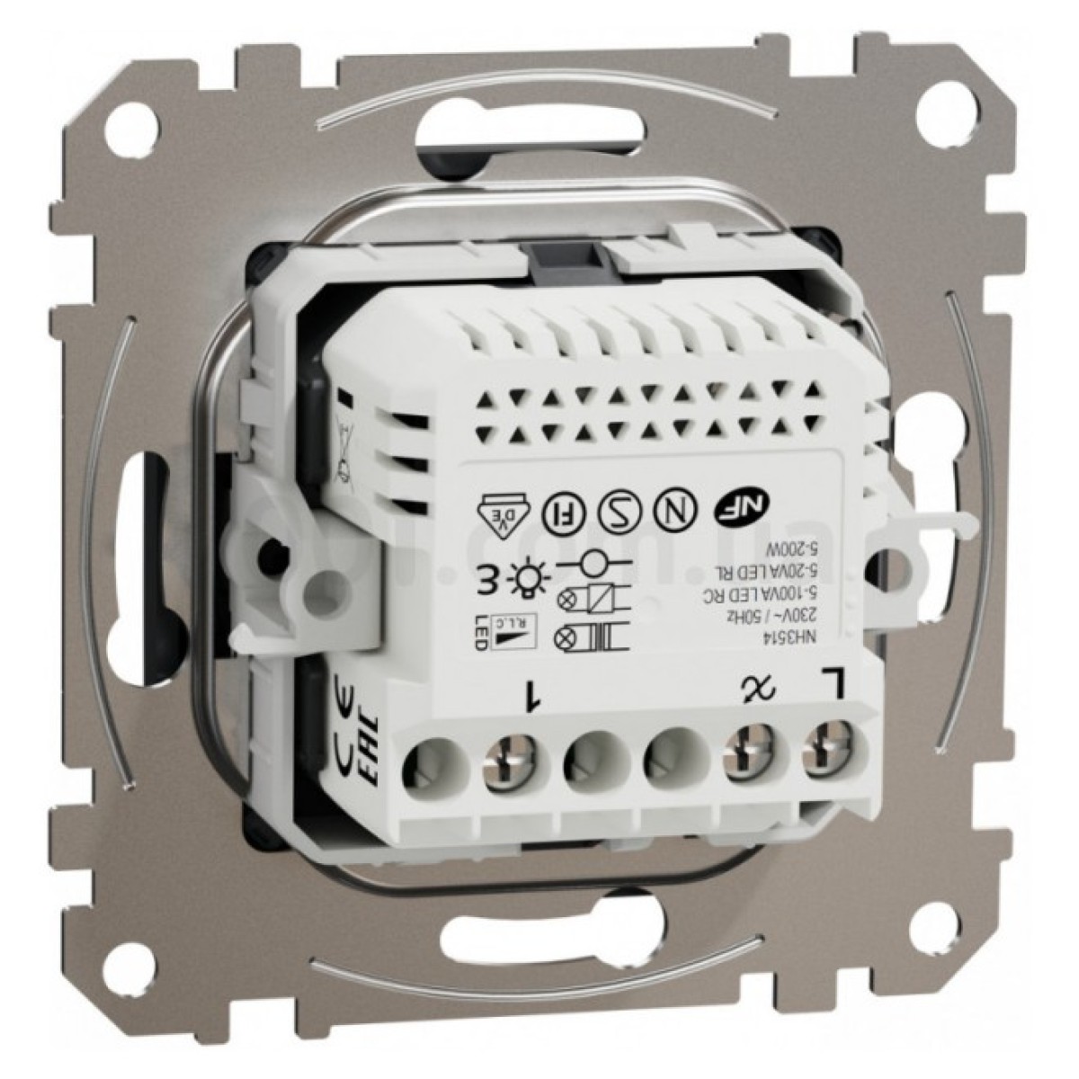 Светорегулятор LED поворотный RC/RL 5-200Вт Sedna Design черный, Schneider Electric 98_98.jpg - фото 7