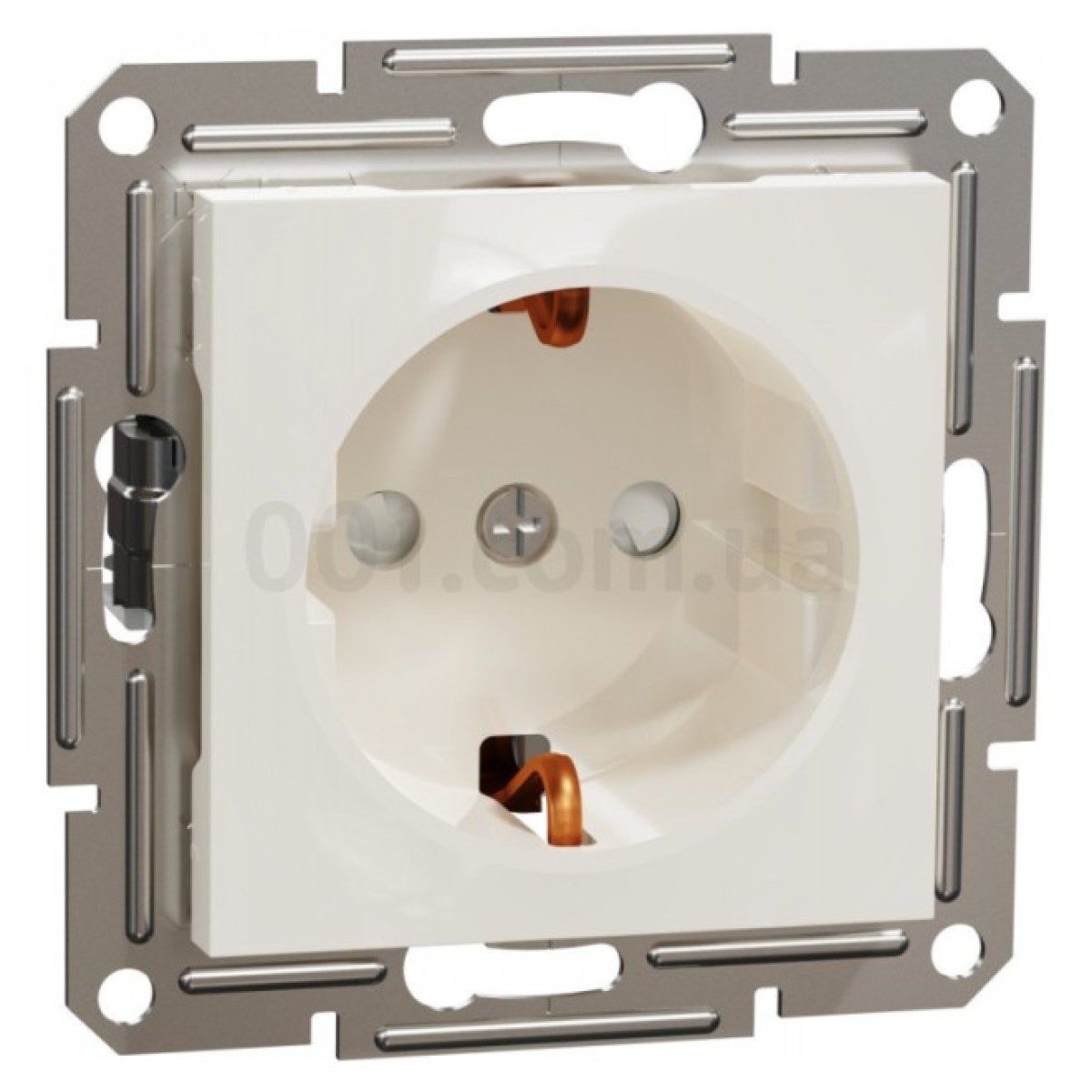 Розетка с з/к и защитными шторками Asfora кремовая БЕЗ РАМКИ, Schneider Electric 256_256.jpg