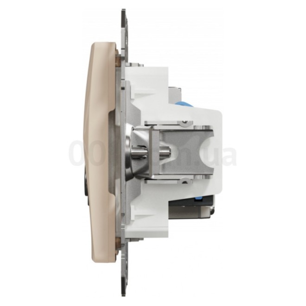 Розетка TV + компьютерная RJ45 кат.6 UTP Sedna Design бежевая, Schneider Electric 98_98.jpg - фото 6