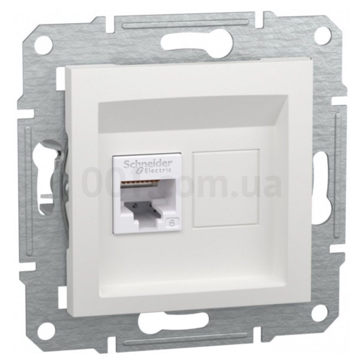 Розетка компьютерная (RJ45) кат.6 UTP Asfora белая БЕЗ РАМКИ, Schneider Electric 256_256.jpg