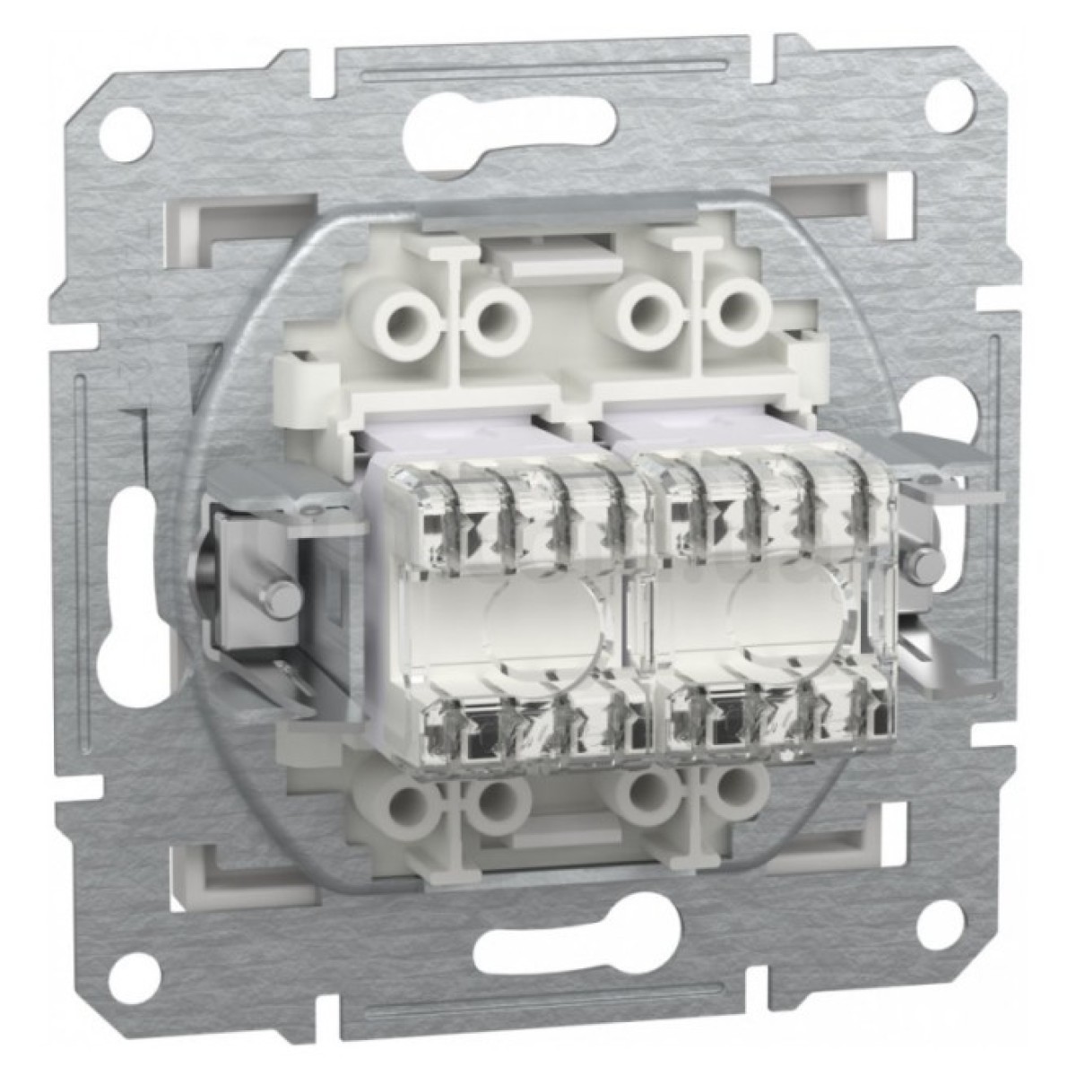 Розетка компьютерная (RJ45) кат.6 UTP двойная Asfora белая БЕЗ РАМКИ, Schneider Electric 98_98.jpg - фото 3