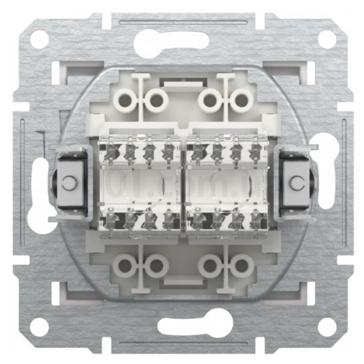 Розетка компьютерная (RJ45) кат.6 UTP двойная Asfora белая БЕЗ РАМКИ, Schneider Electric 98_98.jpg - фото 4