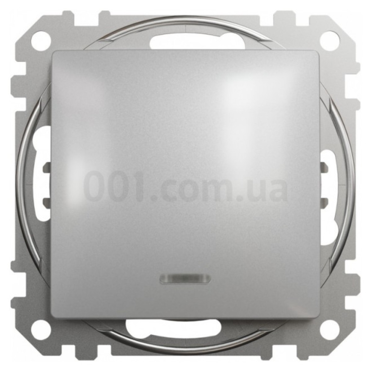 Переключатель 1-клавишный перекрестный с подсветкой Sedna Design алюминий, Schneider Electric 98_98.jpg - фото 8