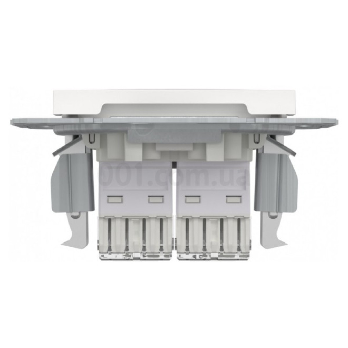 Розетка компьютерная (RJ45) кат.6 UTP двойная Asfora белая БЕЗ РАМКИ, Schneider Electric 98_98.jpg - фото 6
