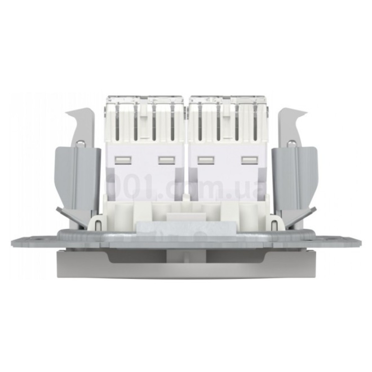Розетка компьютерная (RJ45) кат.6 UTP двойная Asfora белая БЕЗ РАМКИ, Schneider Electric 98_98.jpg - фото 8