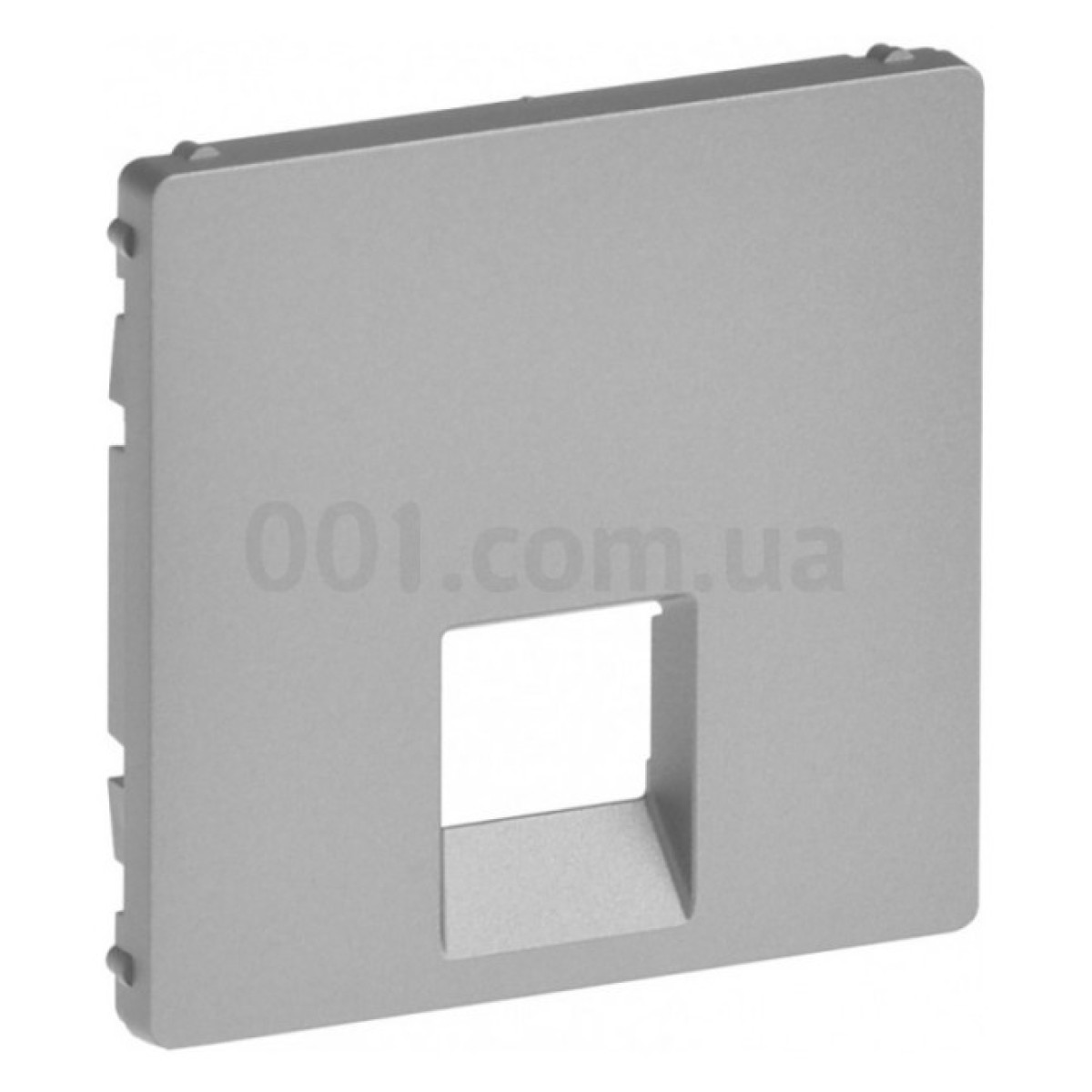 Лицевая панель одинарной розетки RJ11/RJ45 Valena Life алюминий, Legrand 256_256.jpg
