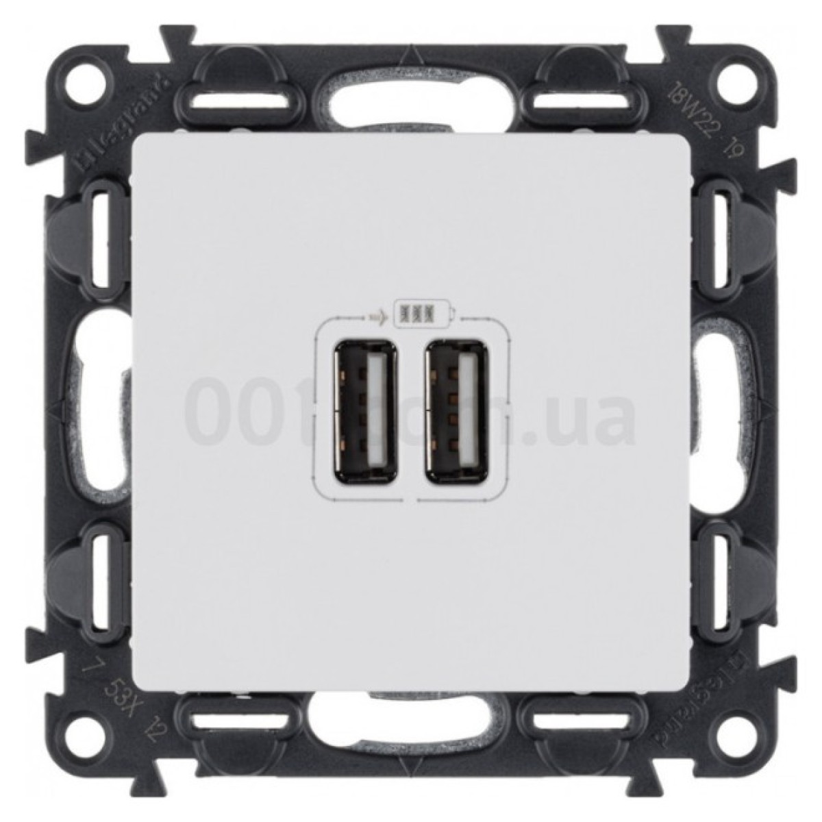 Розетка USB двойная Valena Life белая, Legrand 256_256.jpg