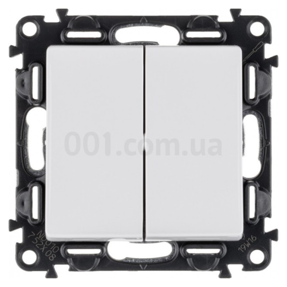 Переключатель двухклавишный Valena Life белый, Legrand 256_256.jpg