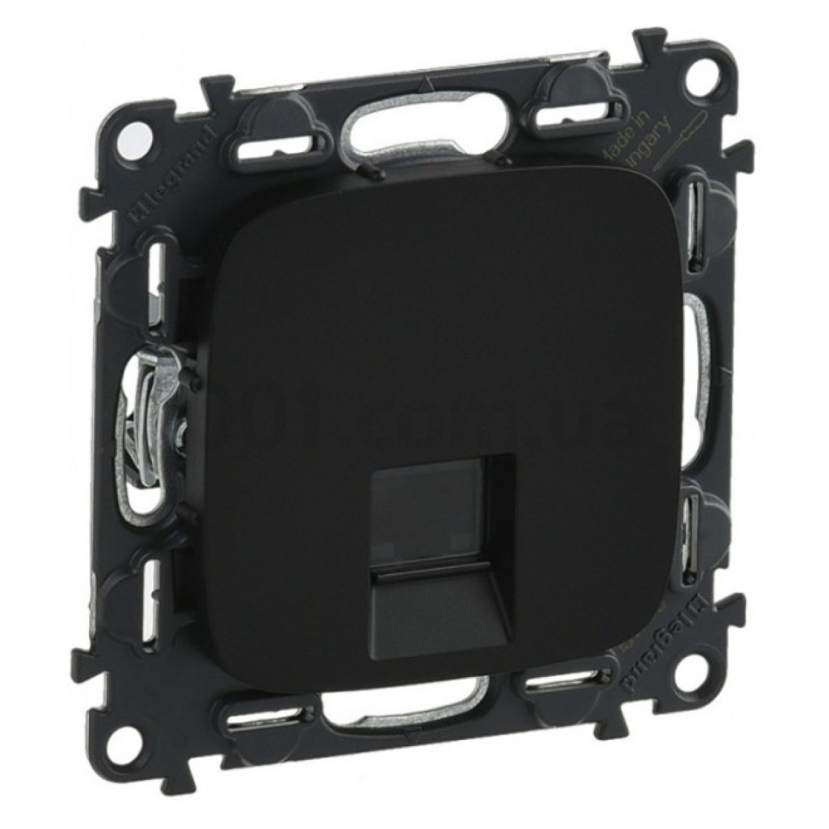 Розетка компьютерная одинарная RJ45 UTP кат.5е Valena Allure антрацит, Legrand 256_256.jpg