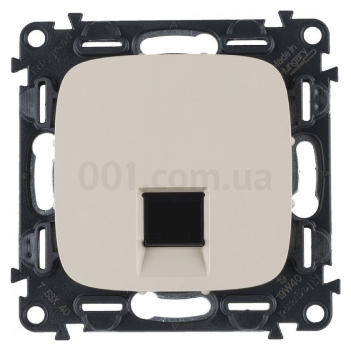 Розетка компьютерная одинарная RJ45 UTP кат.5е Valena Allure слоновая кость, Legrand 256_256.jpg